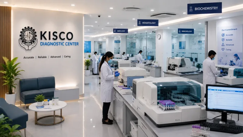 KISCO diagnostic centre reception area